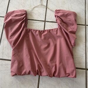 Pink Top with Sleeves